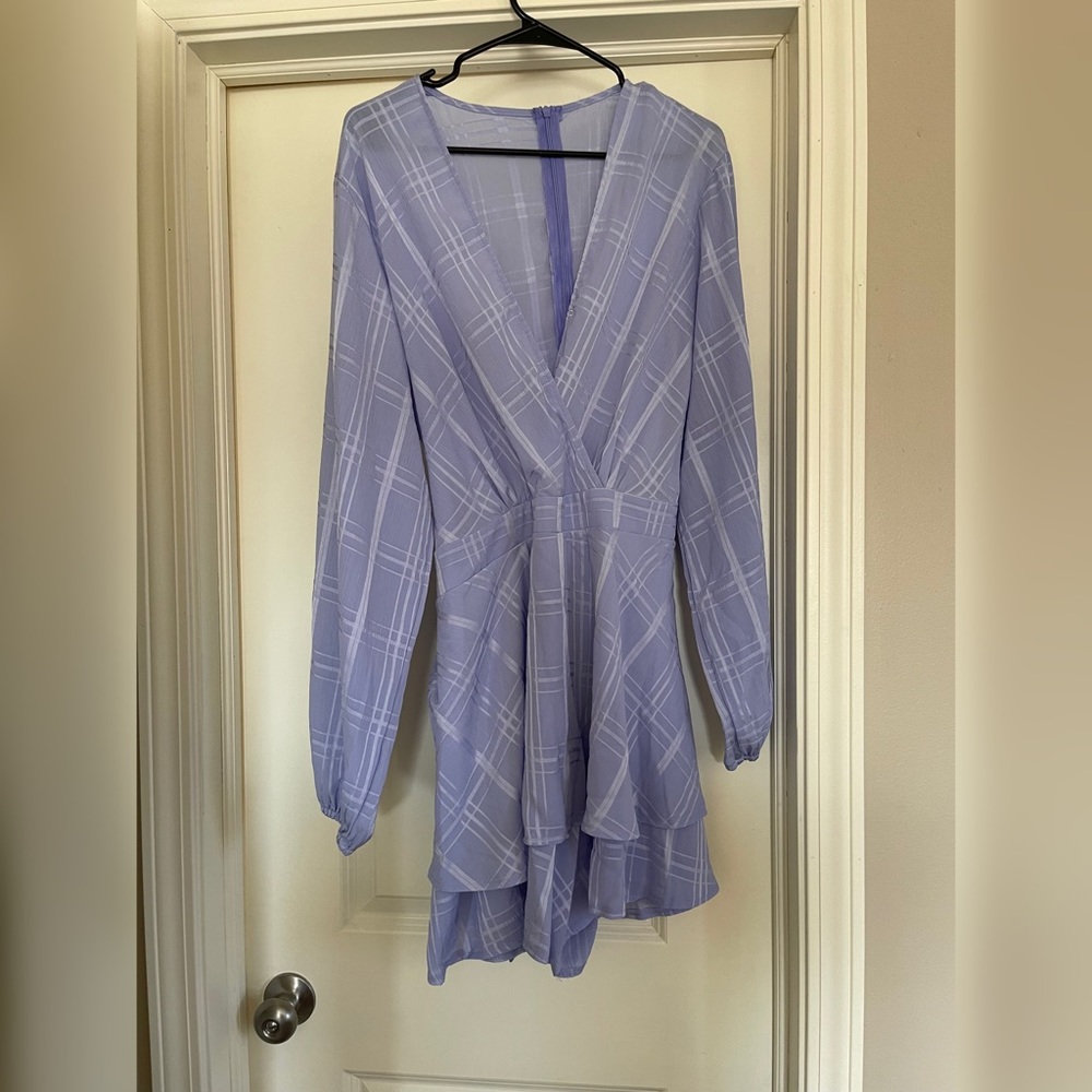Lilac Long Sleeve Romper